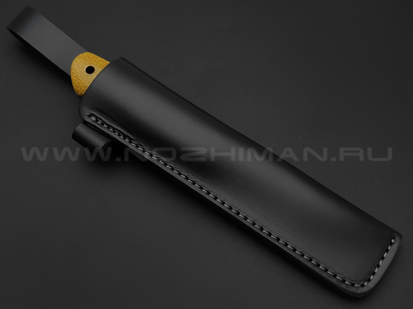 Нож Burlax BX0031 сталь N690, рукоять желтая джутовая микарта