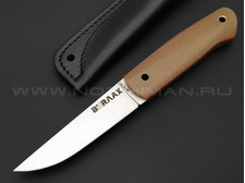 Нож Burlax BX0030 сталь N690, рукоять прозрачная джутовая микарта