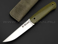 Нож Burlax BX0033 сталь N690, рукоять зеленая джутовая микарта