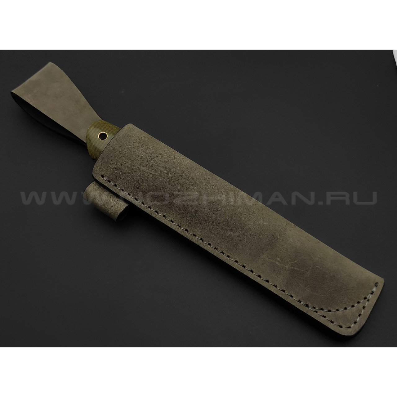 Нож Burlax BX0033 сталь N690, рукоять зеленая джутовая микарта