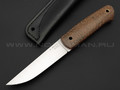 Нож Burlax BX0029 сталь N690, рукоять коричневая джутовая микарта