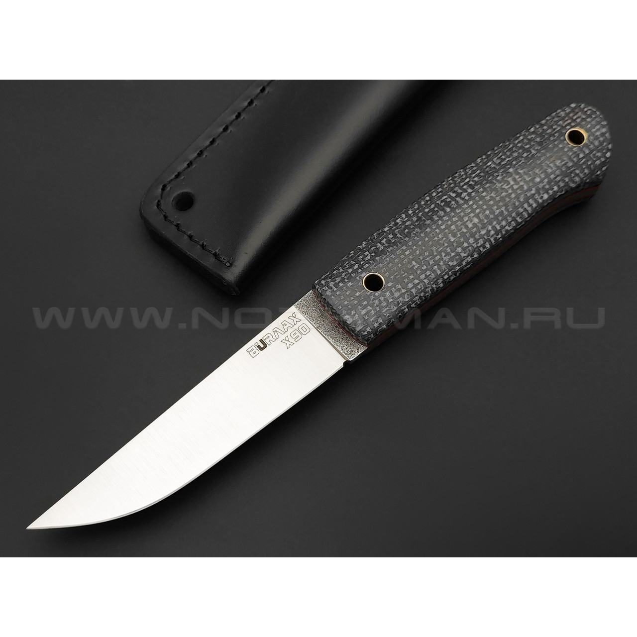 Нож Burlax BX0005 сталь X90, рукоять серая микарта