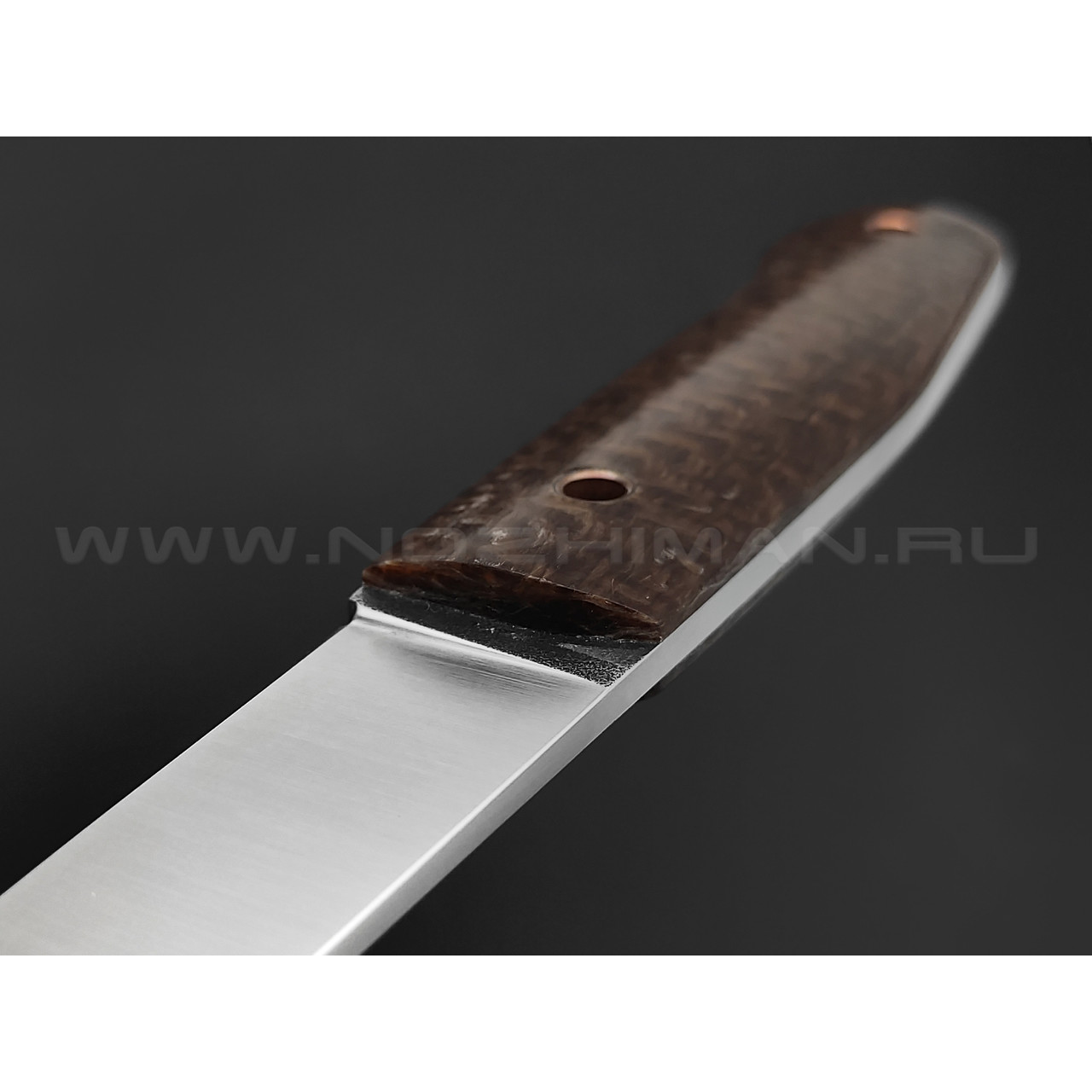 Нож Burlax BX0057 сталь X90, рукоять коричневая джутовая микарта