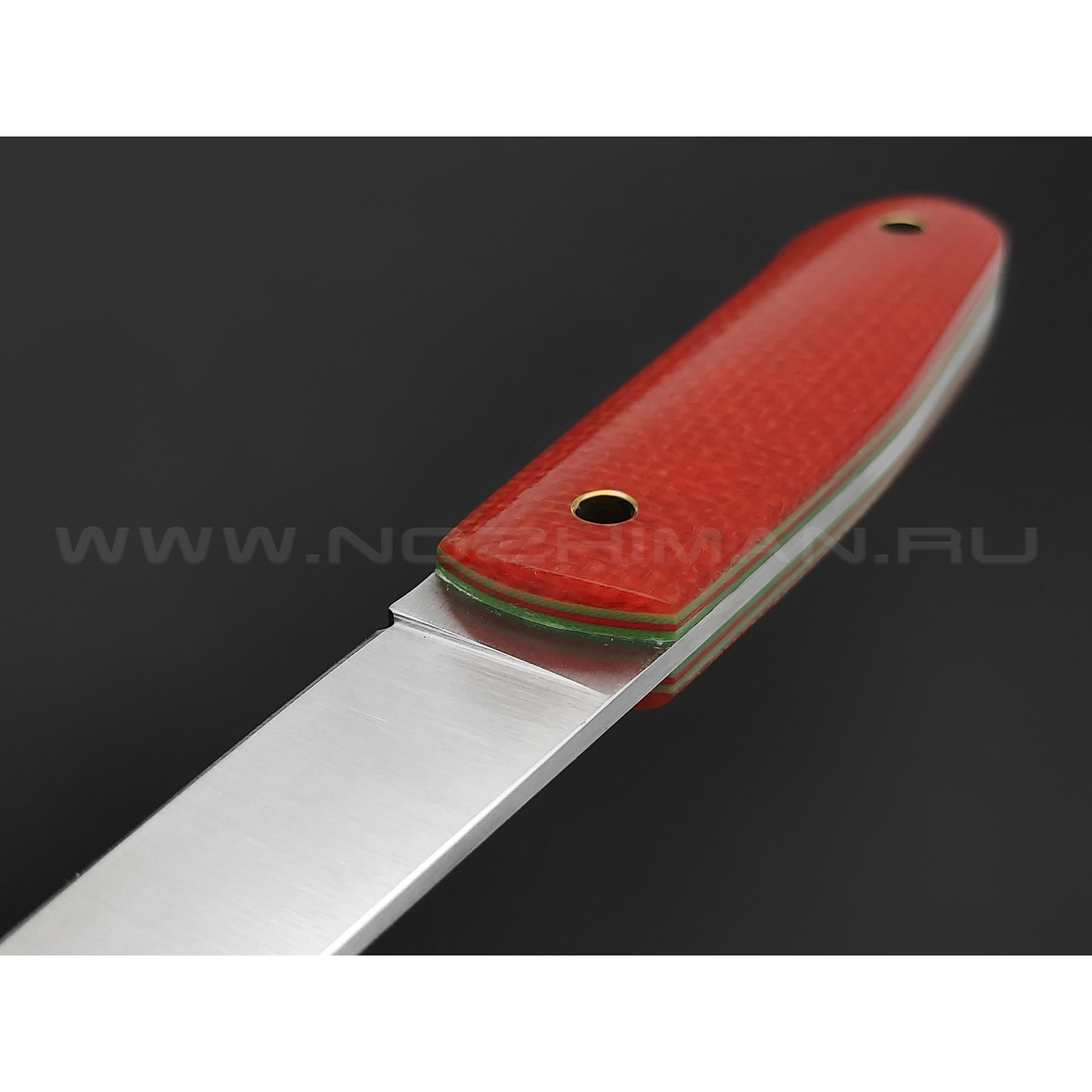 Нож Burlax BX0035 сталь N690, рукоять оранжевая джутовая микарта