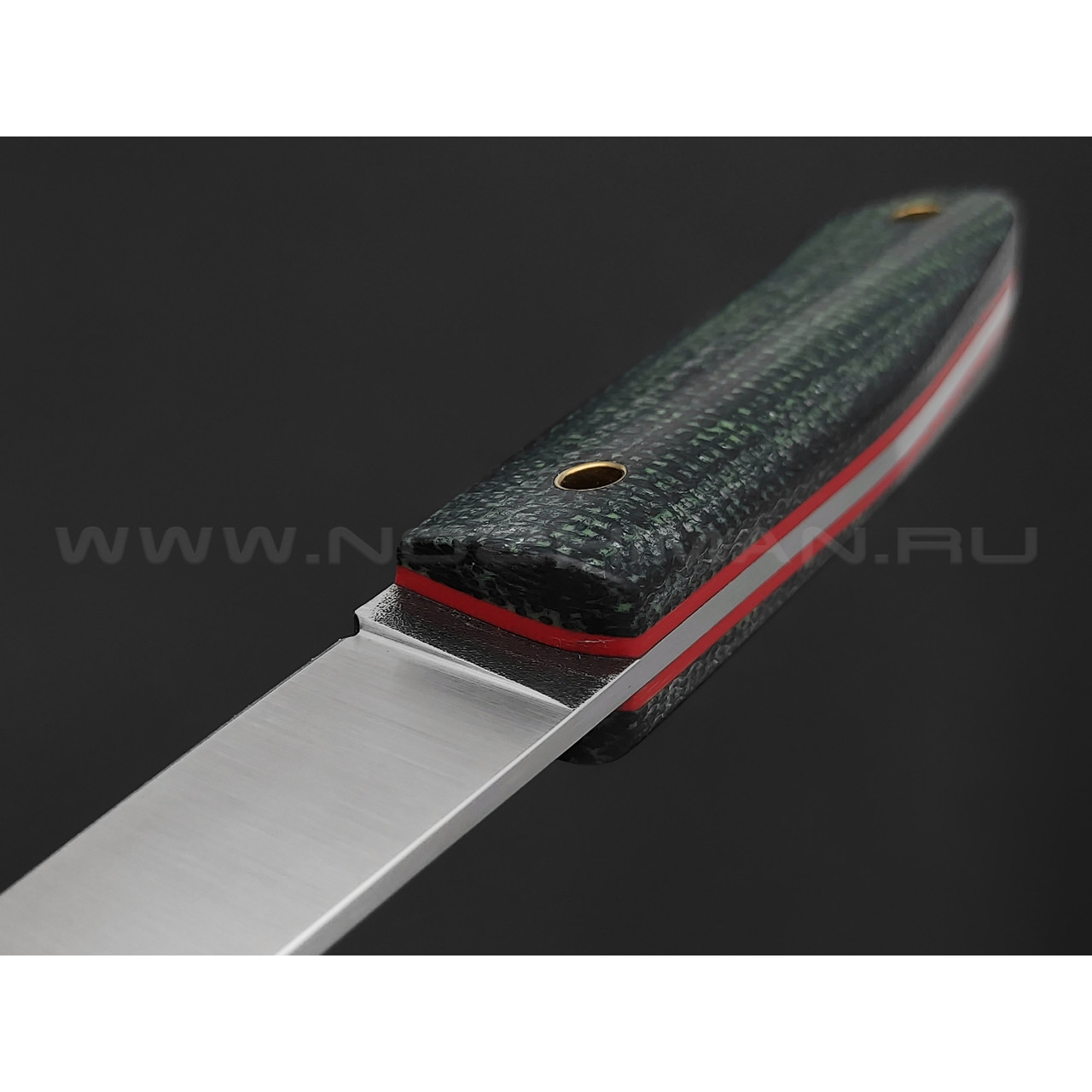 Нож Burlax BX0007 сталь X90, рукоять темно-зеленая микарта