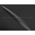 Нож Burlax BX0071 сталь ламинат D2, рукоять Silver Twill