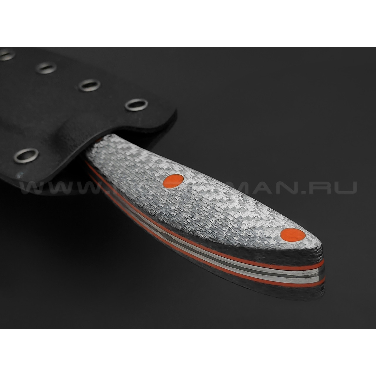 Нож Burlax BX0071 сталь ламинат D2, рукоять Silver Twill