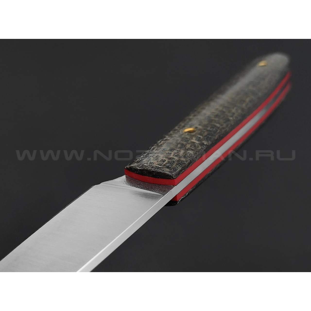 Нож Burlax универсал, сталь ATS-34, рукоять коричневая джутовая микарта