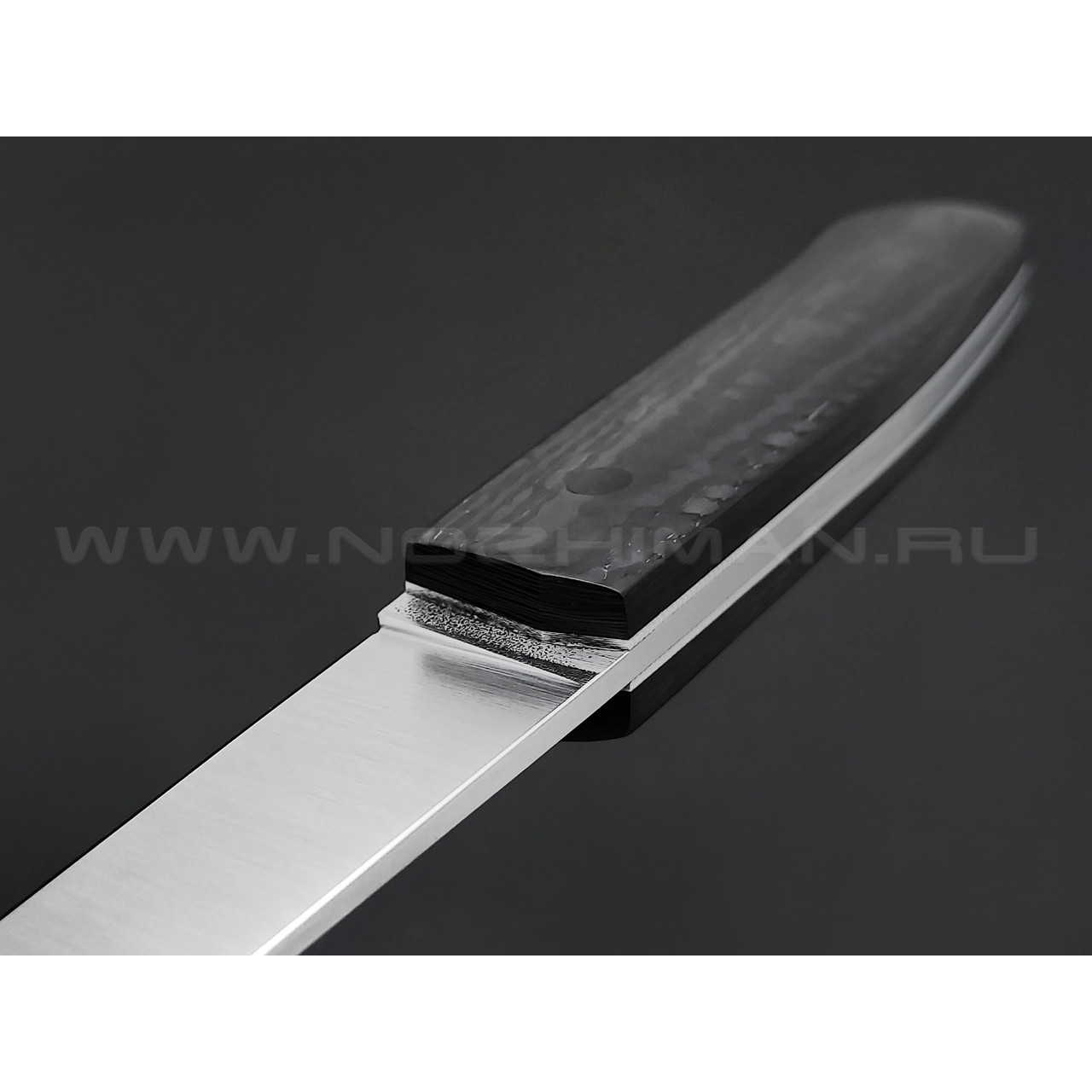 Нож Burlax BX0003 сталь X90, рукоять Carbon fiber, G10 white