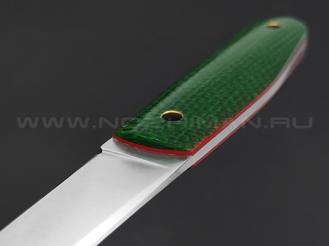 Нож Burlax BX0034 сталь N690, рукоять зеленая джутовая микарта
