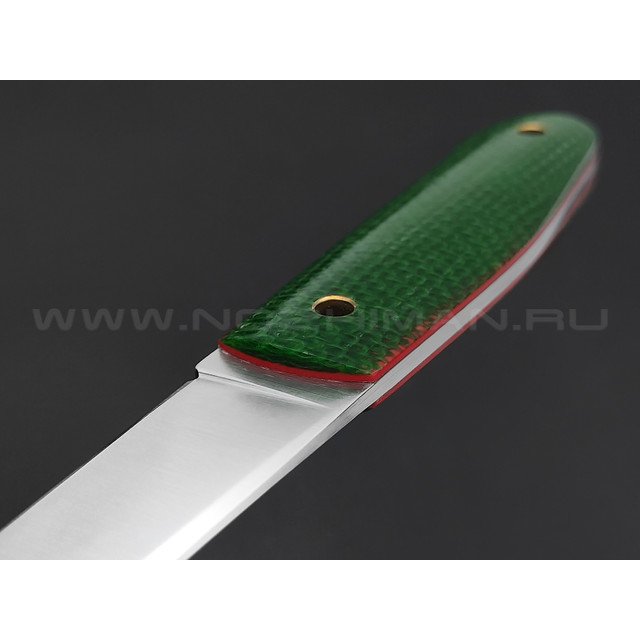 Нож Burlax BX0034 сталь N690, рукоять зеленая джутовая микарта