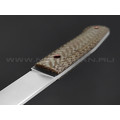 Нож Burlax BX0050 сталь X90, рукоять серо-коричневая микарта Нож Burlax BX0050 сталь X90, рукоять серо-коричневая микарта