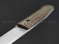 Нож Burlax BX0050 сталь X90, рукоять серо-коричневая микарта
