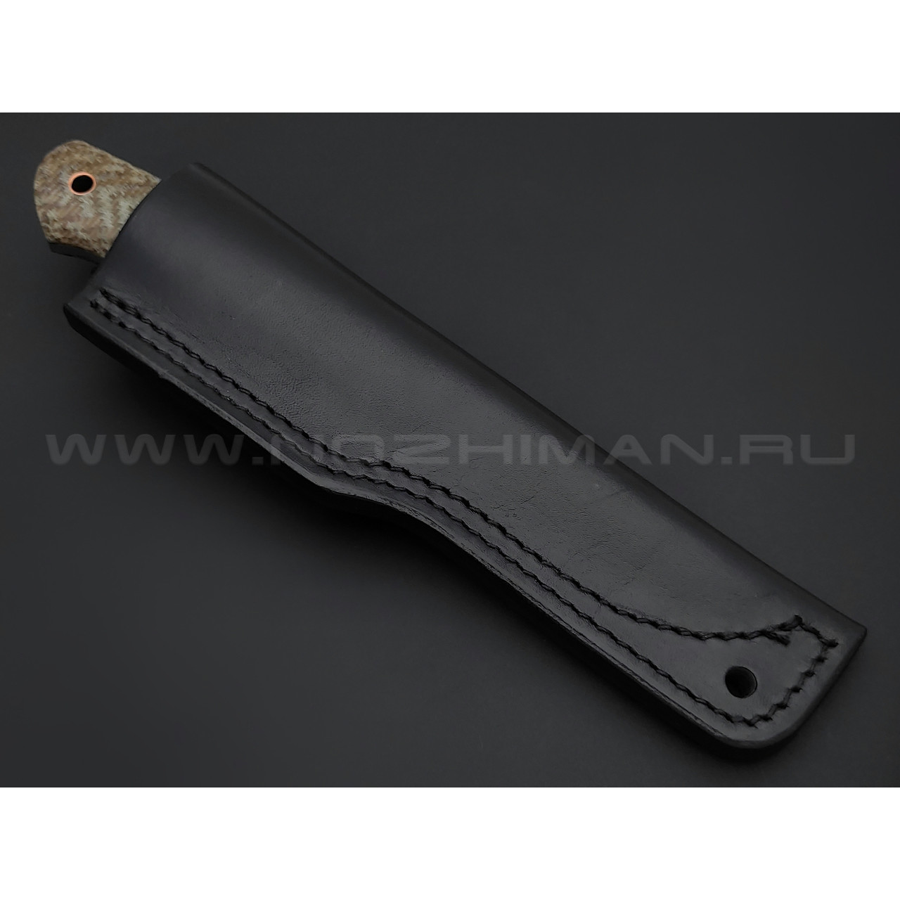 Нож Burlax BX0050 сталь X90, рукоять серо-коричневая микарта