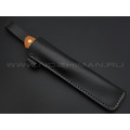 Нож Burlax BX0046 сталь X90, рукоять оранжевая джутовая микарта Нож Burlax BX0046 сталь X90, рукоять оранжевая джутовая микарта