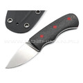 Нож Burlax BX0073 сталь Niolox, рукоять Carbon fiber