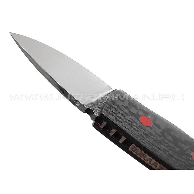 Нож Burlax BX0073 сталь Niolox, рукоять Carbon fiber