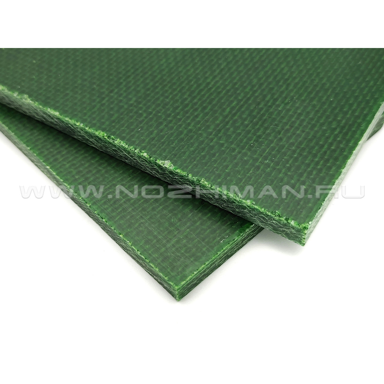 Зеленая джутовая микарта 130х90х7 мм Super Green