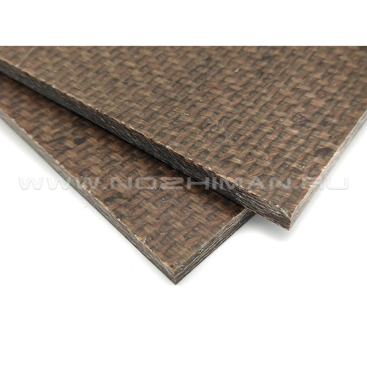 Коричневая джутовая микарта 130х90х7 мм Umber