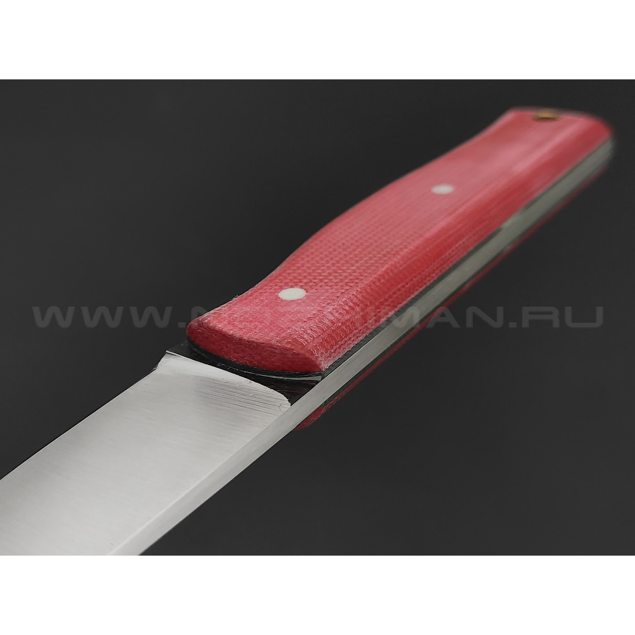 Нож Burlax Fin-Standard BX0014 сталь Aus10Co, рукоять бордовая микарта