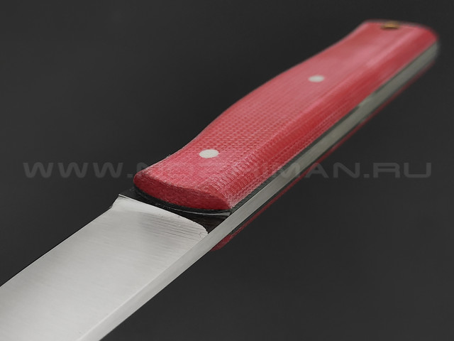 Нож Burlax Fin-Standard BX0014 сталь Aus10Co, рукоять бордовая микарта