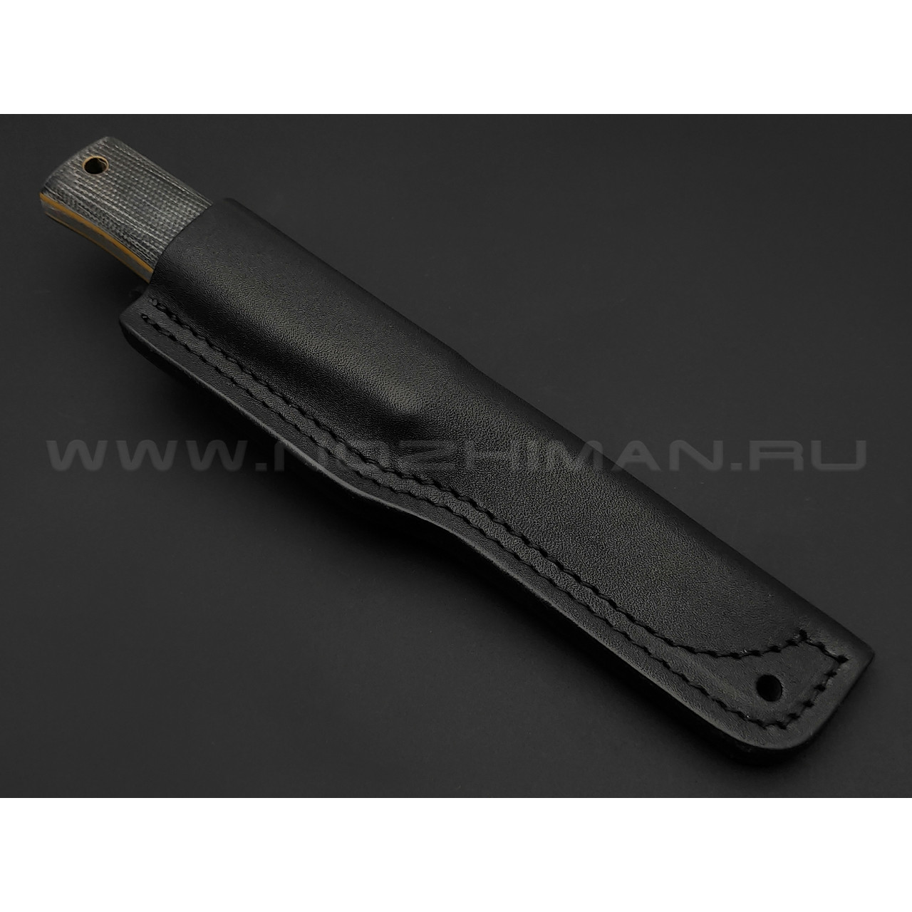 Нож Burlax Fin-Standard BX0017 сталь Aus10Co, рукоять серо-желтая микарта