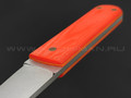 Нож Burlax Mini-Fin BX0011 сталь Aus10Co, рукоять оранжевая микарта