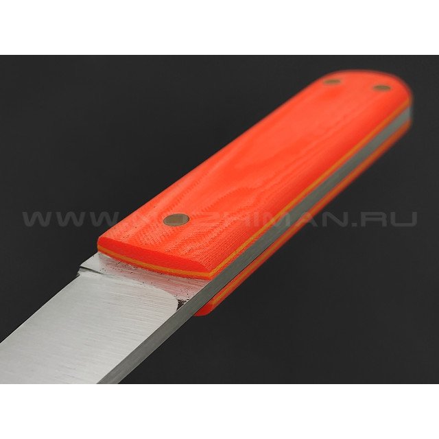 Нож Burlax Mini-Fin BX0011 сталь Aus10Co, рукоять оранжевая микарта