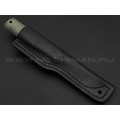 Нож Burlax Fin-Standard BX0020 сталь Aus10Co, рукоять зеленая микарта