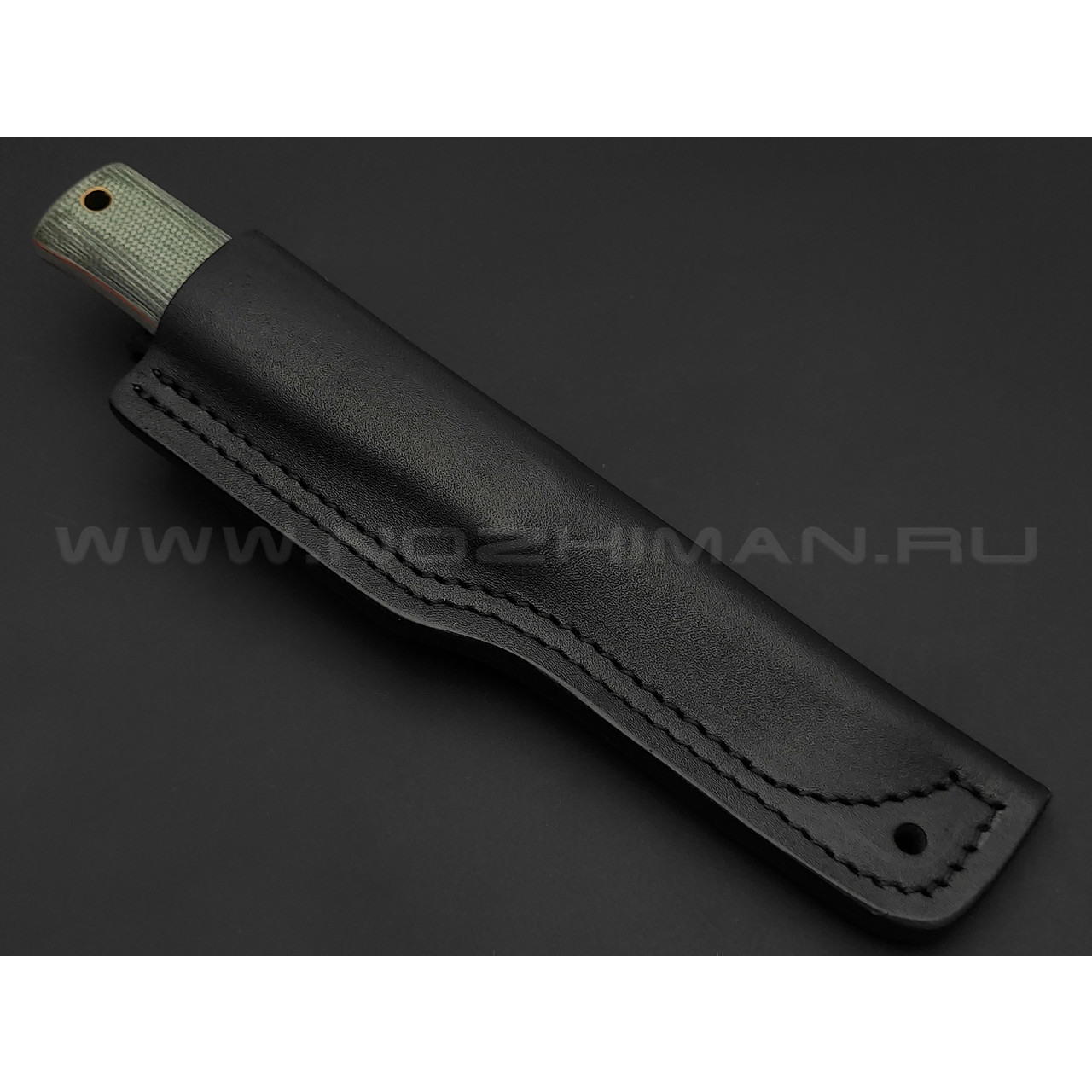 Нож Burlax Fin-Standard BX0020 сталь Aus10Co, рукоять зеленая микарта