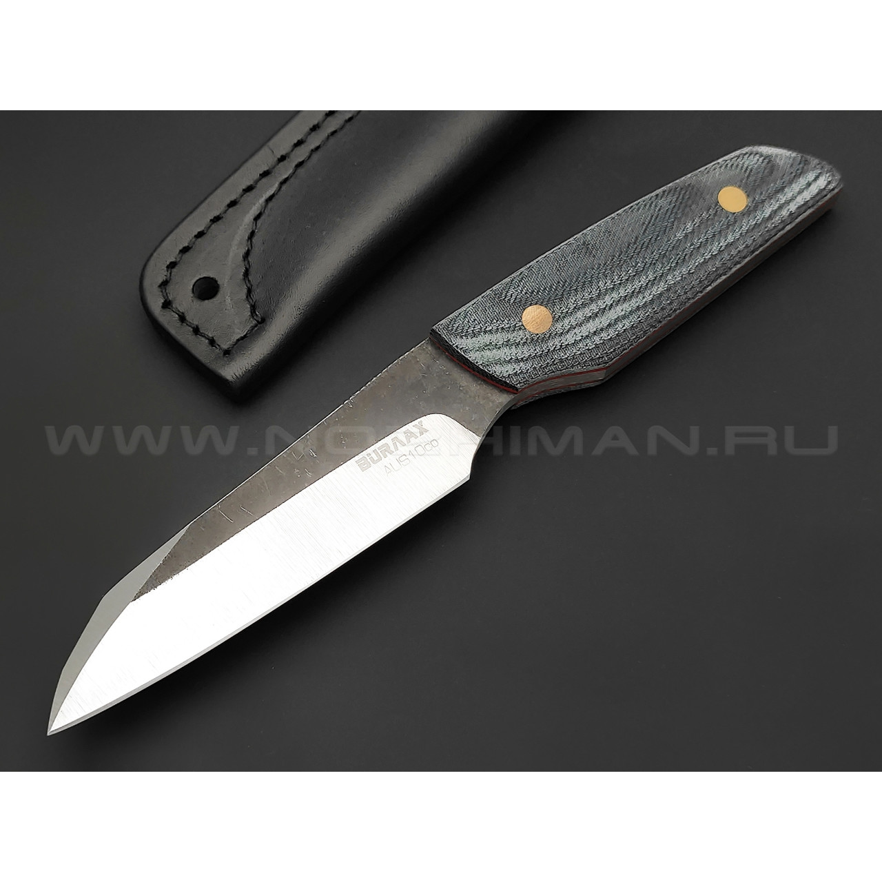 Нож Burlax Wharn 1.0 BX0024 сталь Aus10Co, рукоять микарта jeans
