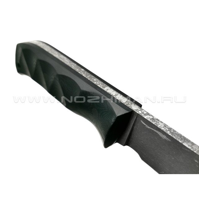 Волчий Век нож Пахарь сталь PGK WA блэквош, рукоять G10 black