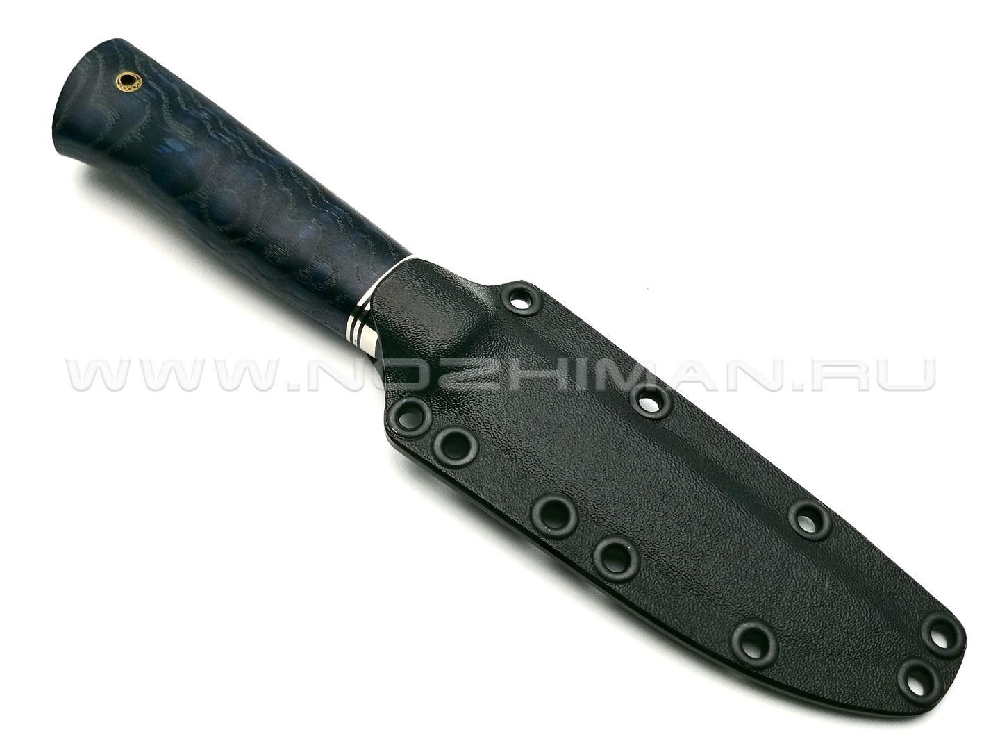 Волчий Век нож Слон Custom сталь CPM REX 121 WA, рукоять стабилизированное дерево, нейзильбер