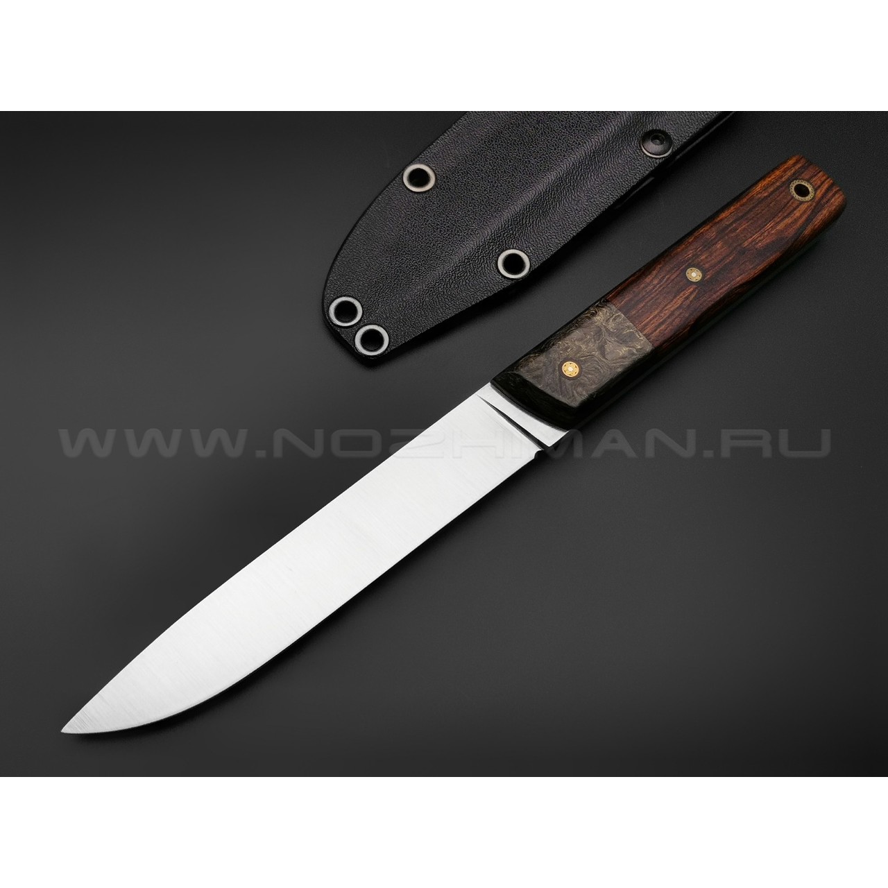 Волчий Век нож Слон Custom сталь CPM S125V WA, рукоять дерево айронвуд, карбон