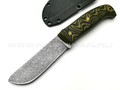 Волчий Век нож Камрад Custom сталь Niolox WA, рукоять G10 black & yellow