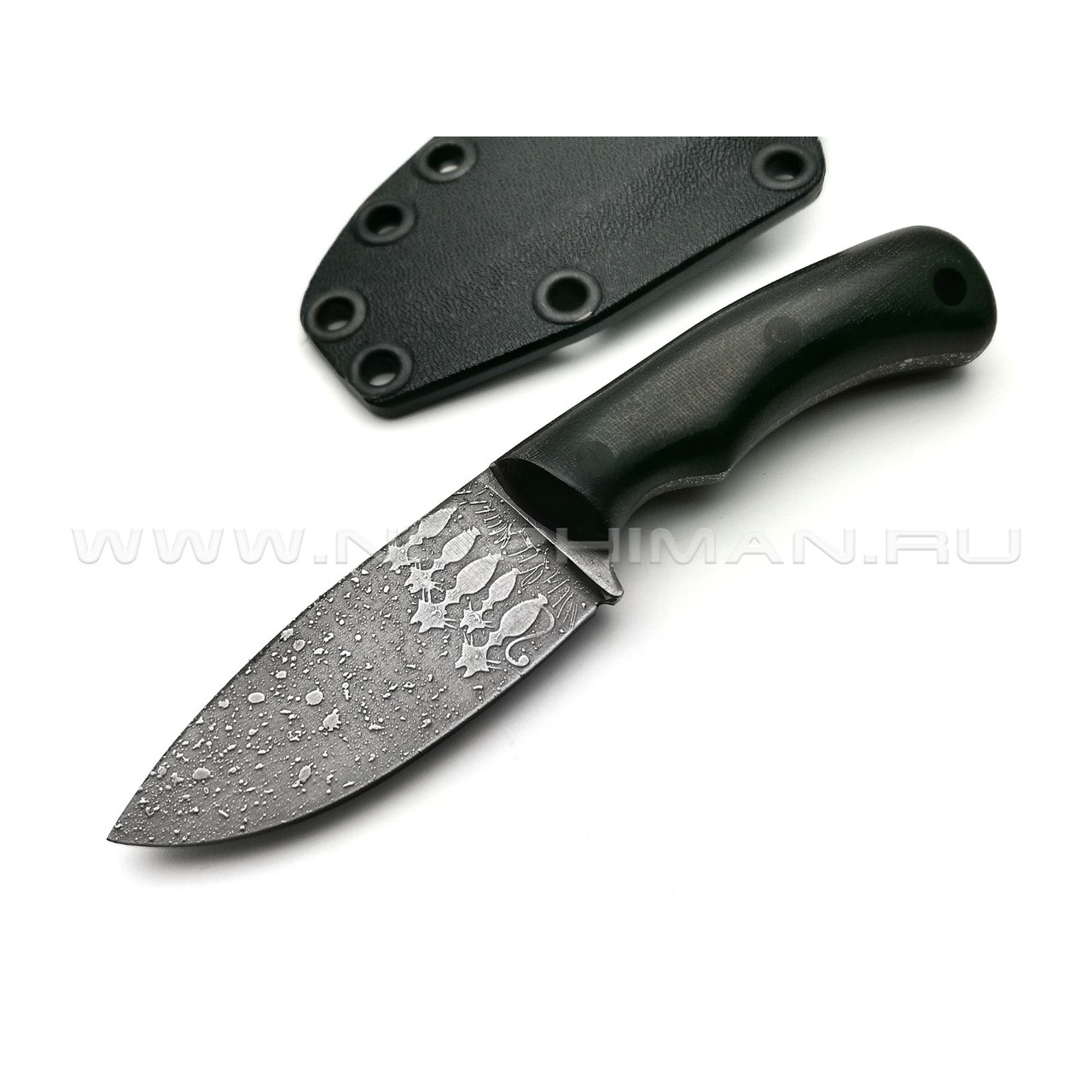 Волчий Век нож Smalltalk Cats сталь Niolox WA, рукоять G10 black