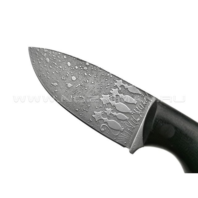 Волчий Век нож Smalltalk Cats сталь Niolox WA, рукоять G10 black