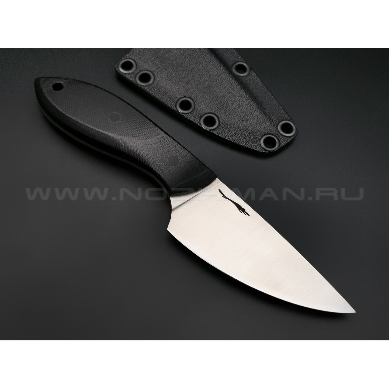 Волчий Век нож МасичЬка сталь Niolox WA, рукоять G10 black