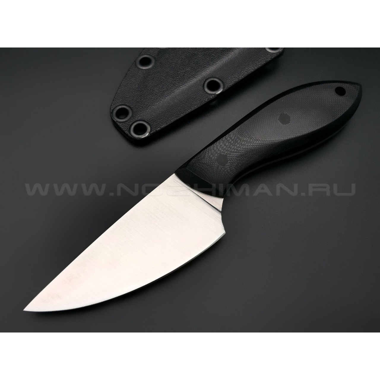 Волчий Век нож МасичЬка сталь Niolox WA, рукоять G10 black