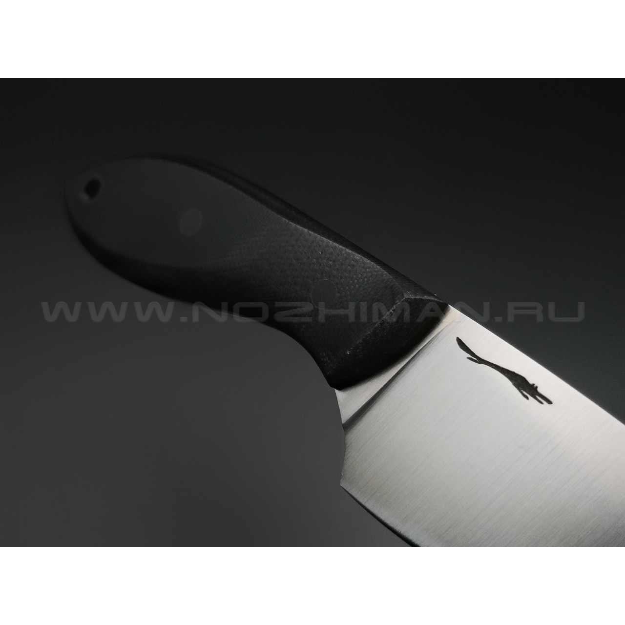 Волчий Век нож МасичЬка сталь Niolox WA, рукоять G10 black