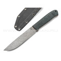 Апус нож Raider сталь K110 стоунвош, рукоять G10 hunter & black