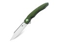 Нож Bestech Fanga BG18B сталь D2, рукоять G10 Green, титан 6AL4V