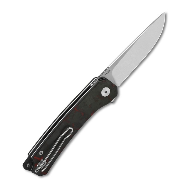Нож QSP Osprey QS139-F1 сталь 14C28N, рукоять Carbon fiber Red