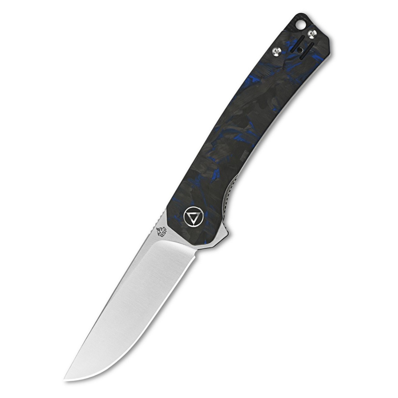Нож QSP Osprey QS139-G1 сталь 14C28N, рукоять Carbon fiber Blue