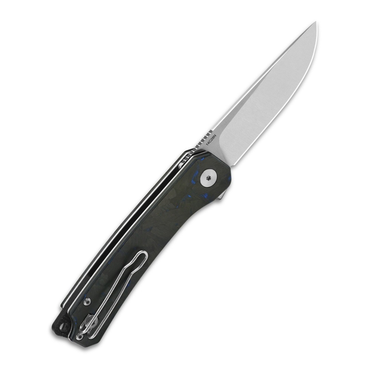 Нож QSP Osprey QS139-G1 сталь 14C28N, рукоять Carbon fiber Blue