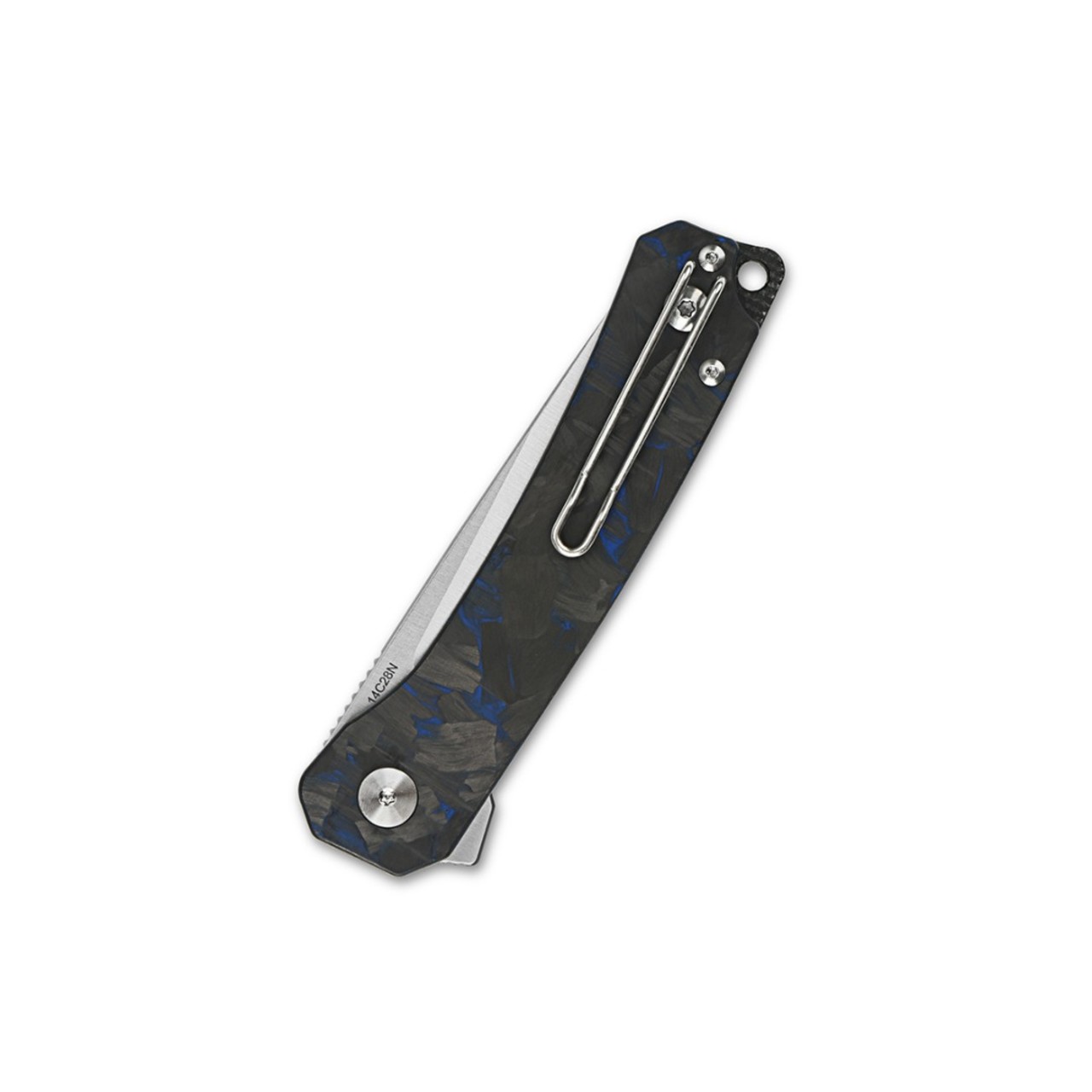 Нож QSP Osprey QS139-G1 сталь 14C28N, рукоять Carbon fiber Blue