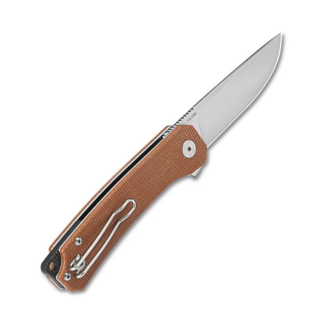 Нож QSP Osprey QS139-A сталь 14C28N, рукоять Микарта коричневая