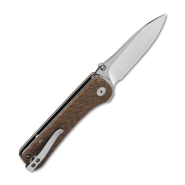 Нож QSP Hawk QS131-G сталь 14C28N, рукоять Micarta Beige