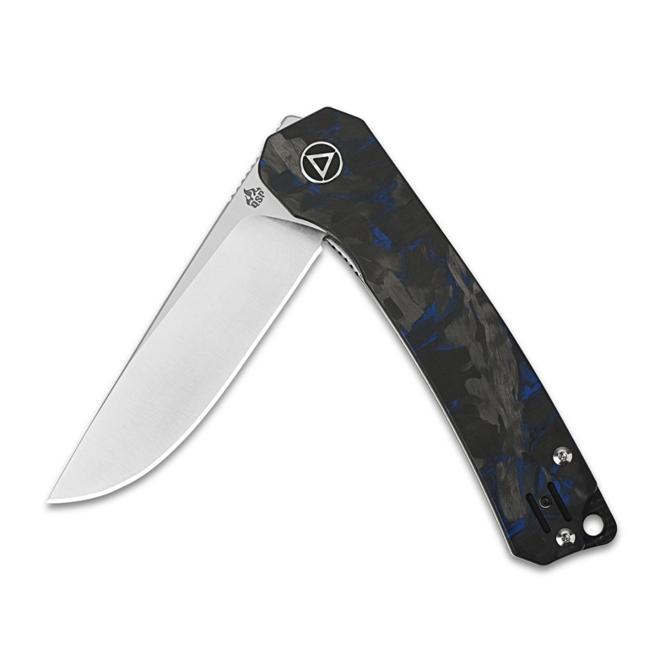 Нож QSP Osprey QS139-G1 сталь 14C28N, рукоять Carbon fiber Blue
