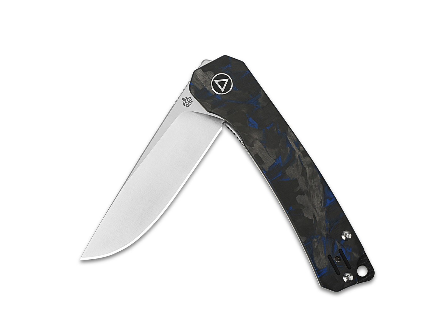 Нож QSP Osprey QS139-G1 сталь 14C28N, рукоять Carbon fiber Blue